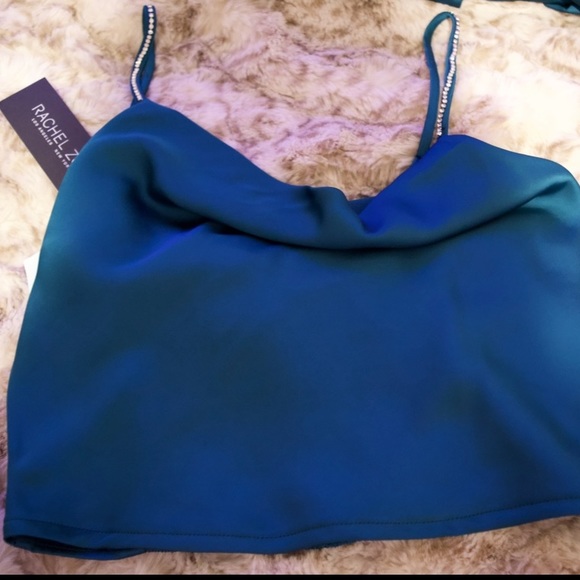 Rachel Zoe silk pants and top matching set - Picture 2 of 6